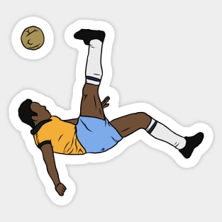 Pele Bicycle Kick Sticker